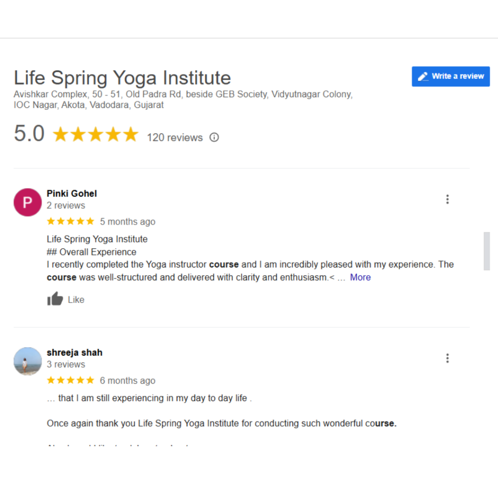 Yoga teacher course review